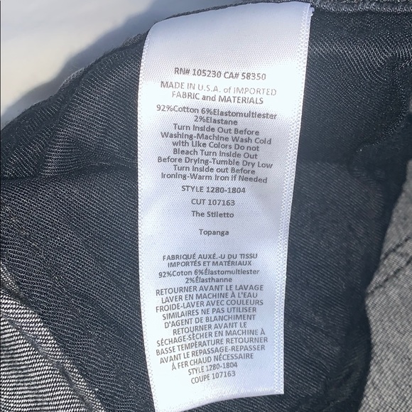 CURRENT/ELLIOTT  Women’s Jeans, 32 Stiletto - Picture 3 of 8